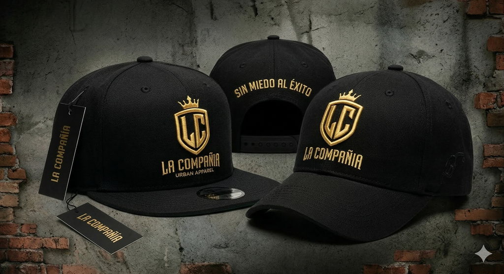 Gorra premier "LC"- Edicion Oro metalico- Snap back