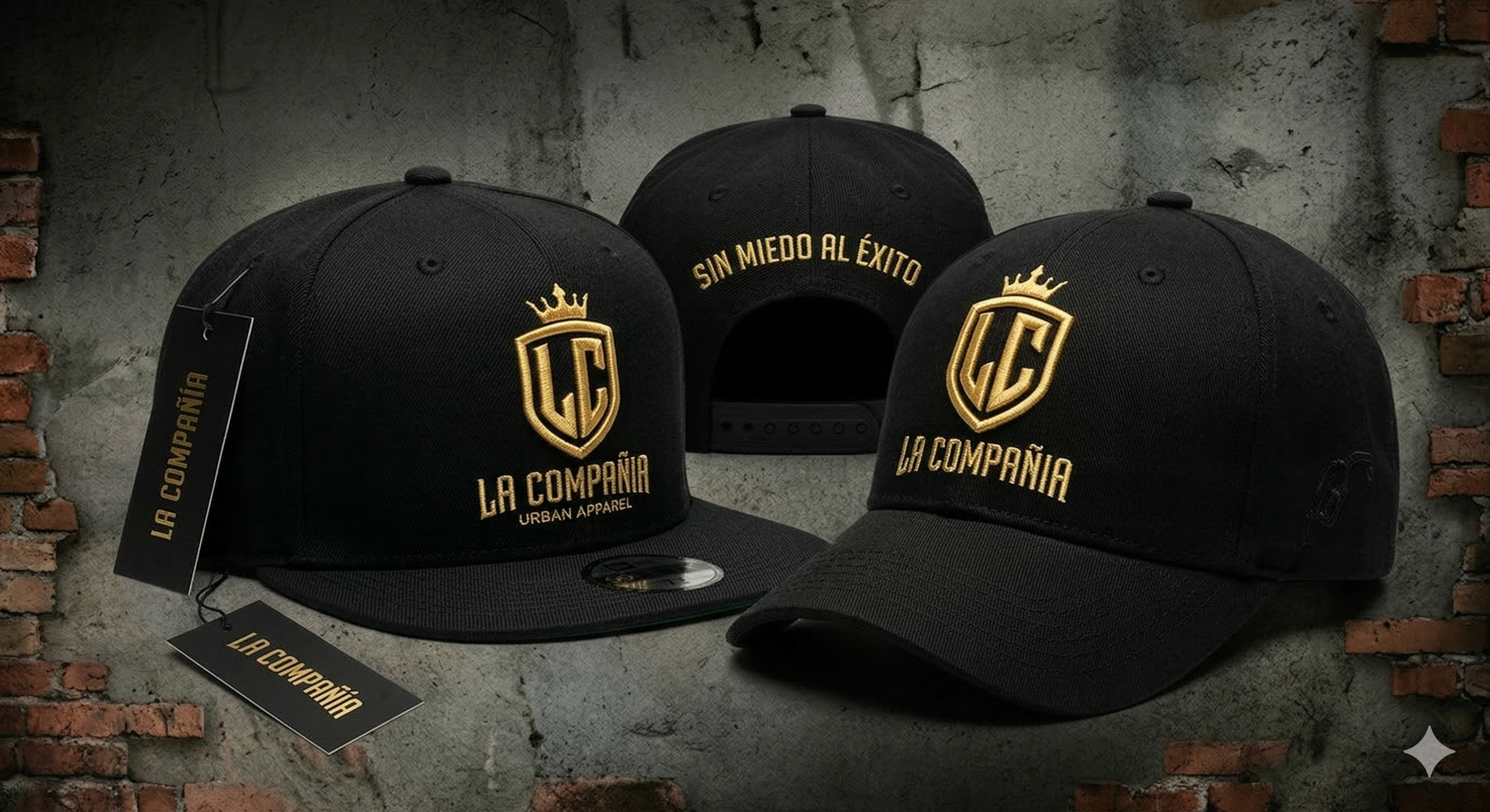 Gorra premier "LC"- Edicion Oro metalico- Snap back